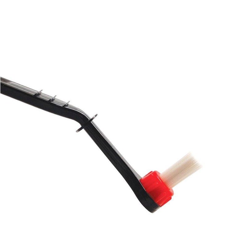 Number-One Coffee Machine Brush Cleaner Nylon Espresso Machine Brush Coffee Cleaning Tool with Spoon (Pack of 2) - Image 2